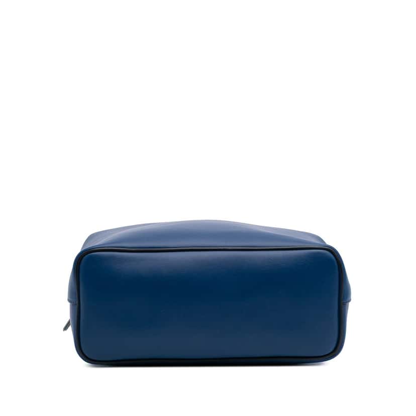 Celine Small Leather Soft Cube Bag Blue Leather Good condition - Inside View