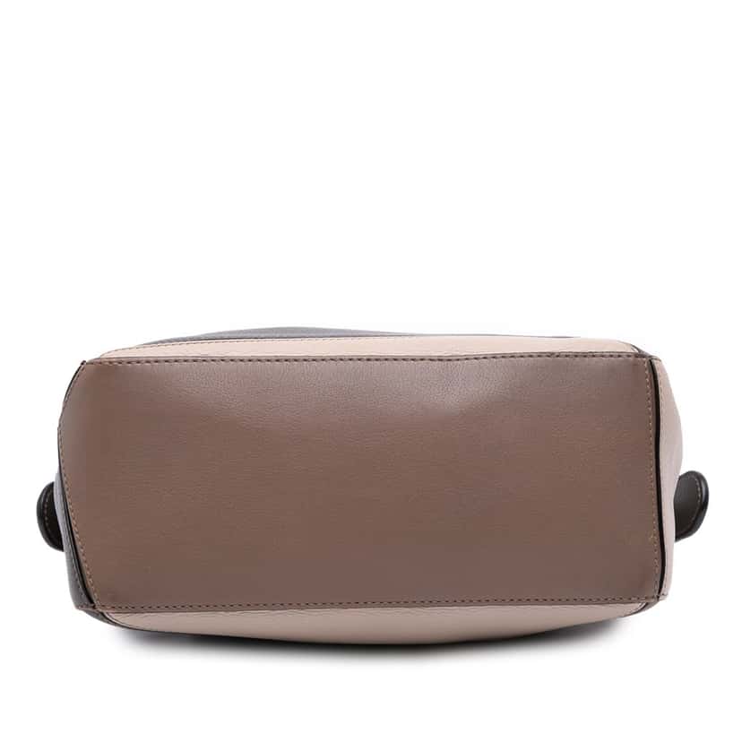Loewe Small Tricolor Calfskin Puzzle Satchel Grey Leather Good condition - Inside View