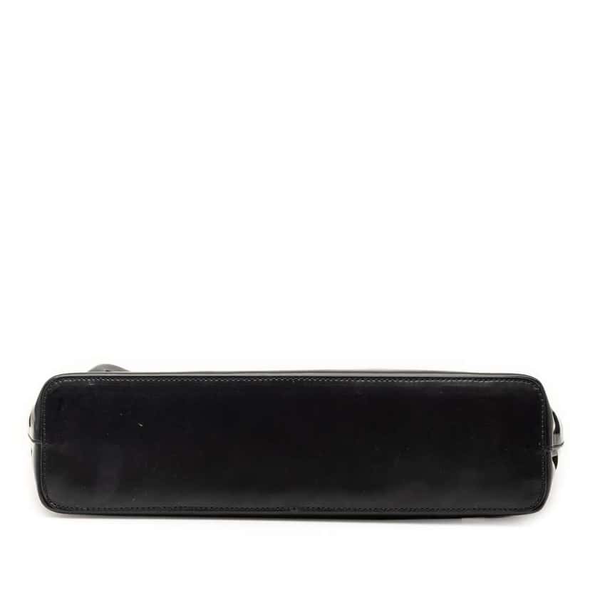 Prada Perforated Leather Shoulder Bag Black Leather Very good condition - Inside View