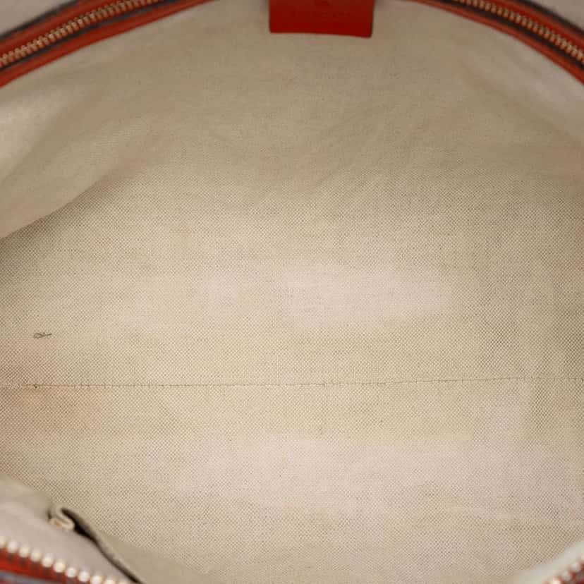 Gucci Medium Guccissima Bree Dome Tote Orange Leather Very good condition - Model View