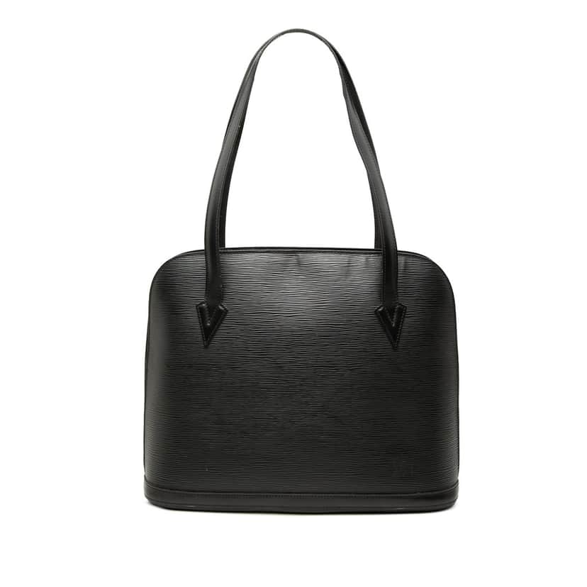 Louis Vuitton Epi Lussac Black Leather Very good condition - Front View