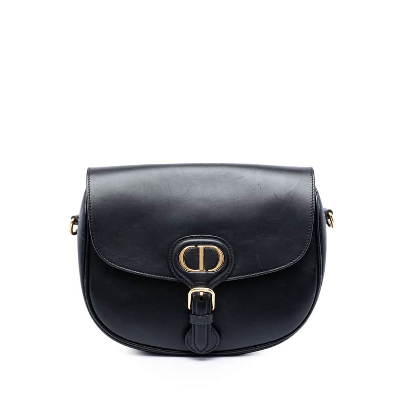 Dior Medium Leather Bobby Crossbody Black Leather Good condition - Front View