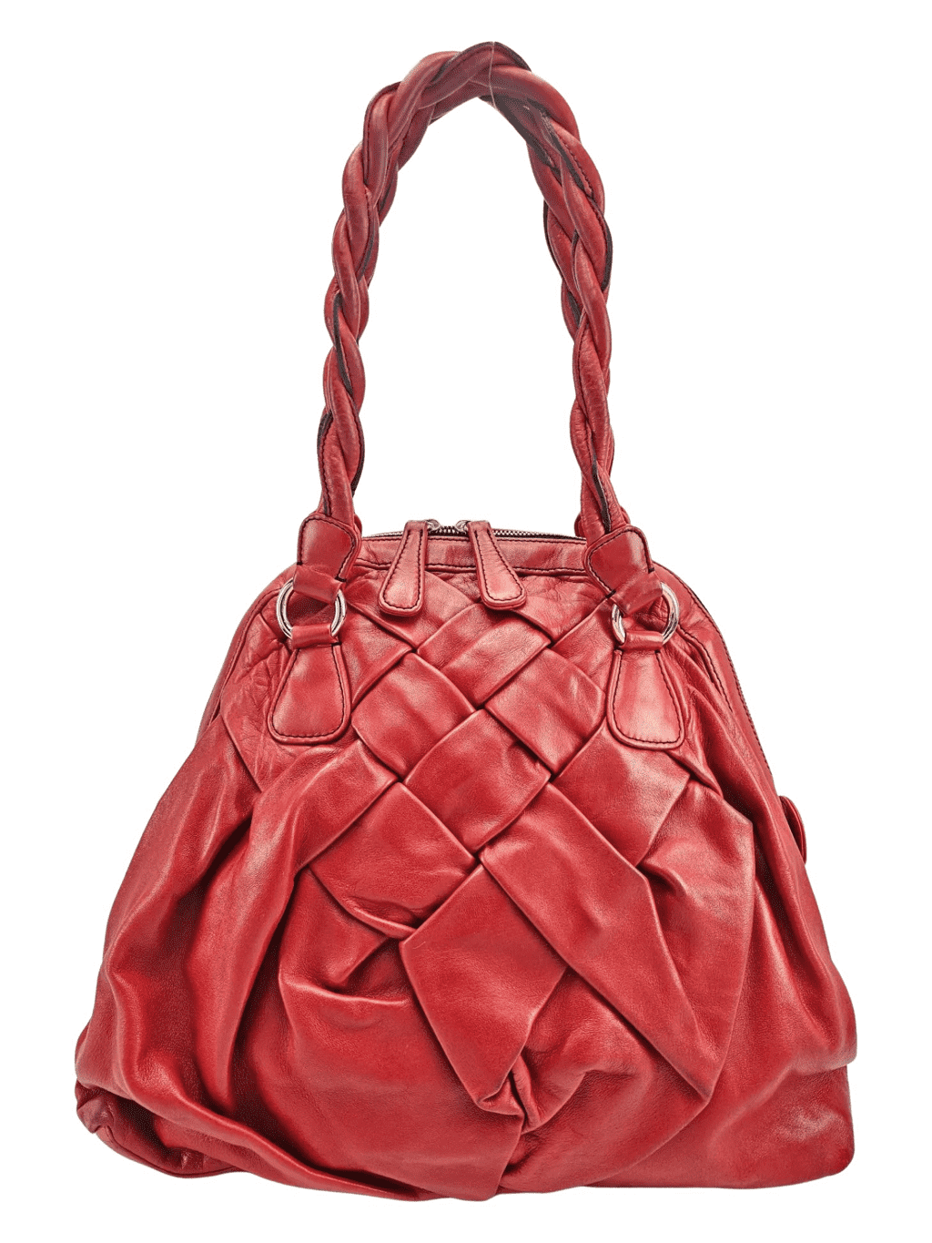 Valentino Woven Leather Couture Bag