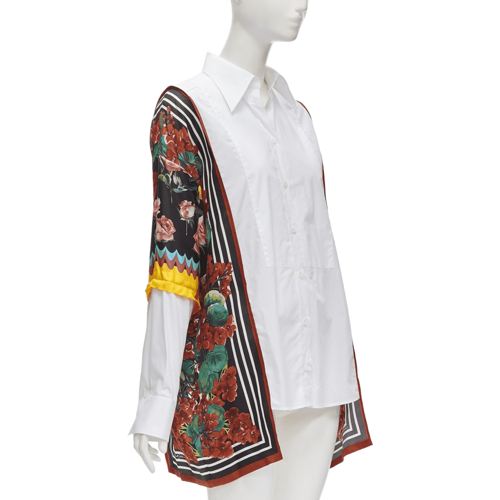 Dolce & Gabbana Floral Insert Shirt
