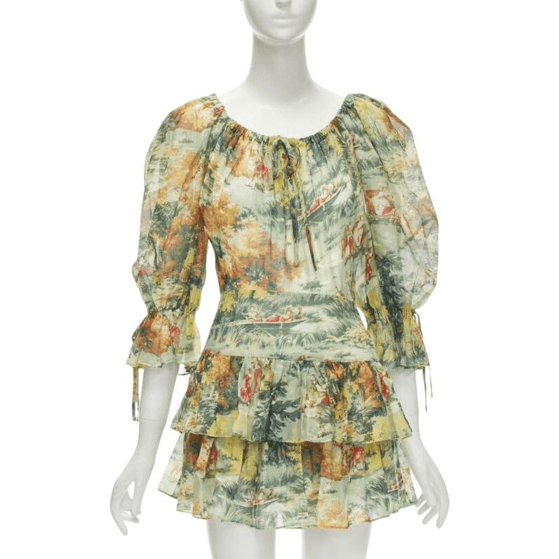 Alice Mccall Green Tiered Playsuit