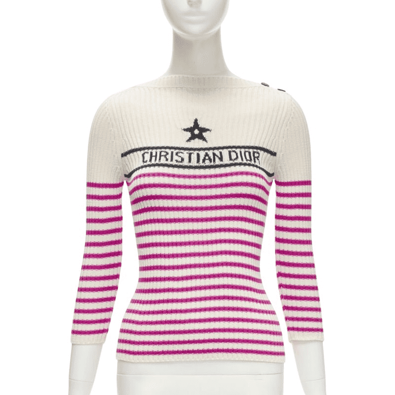 Christian Dior Pink Nautical Top