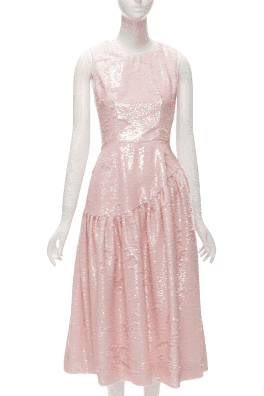 Simone Rocha Blush Sequin Dress