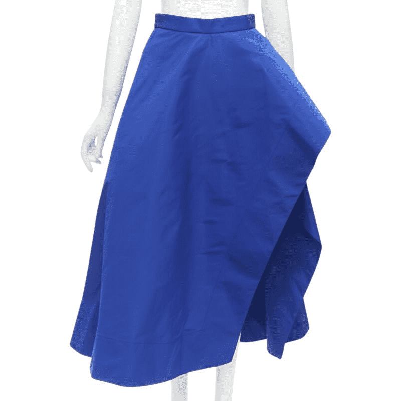 Alexander Mcqueen High Low Taffeta Skirt