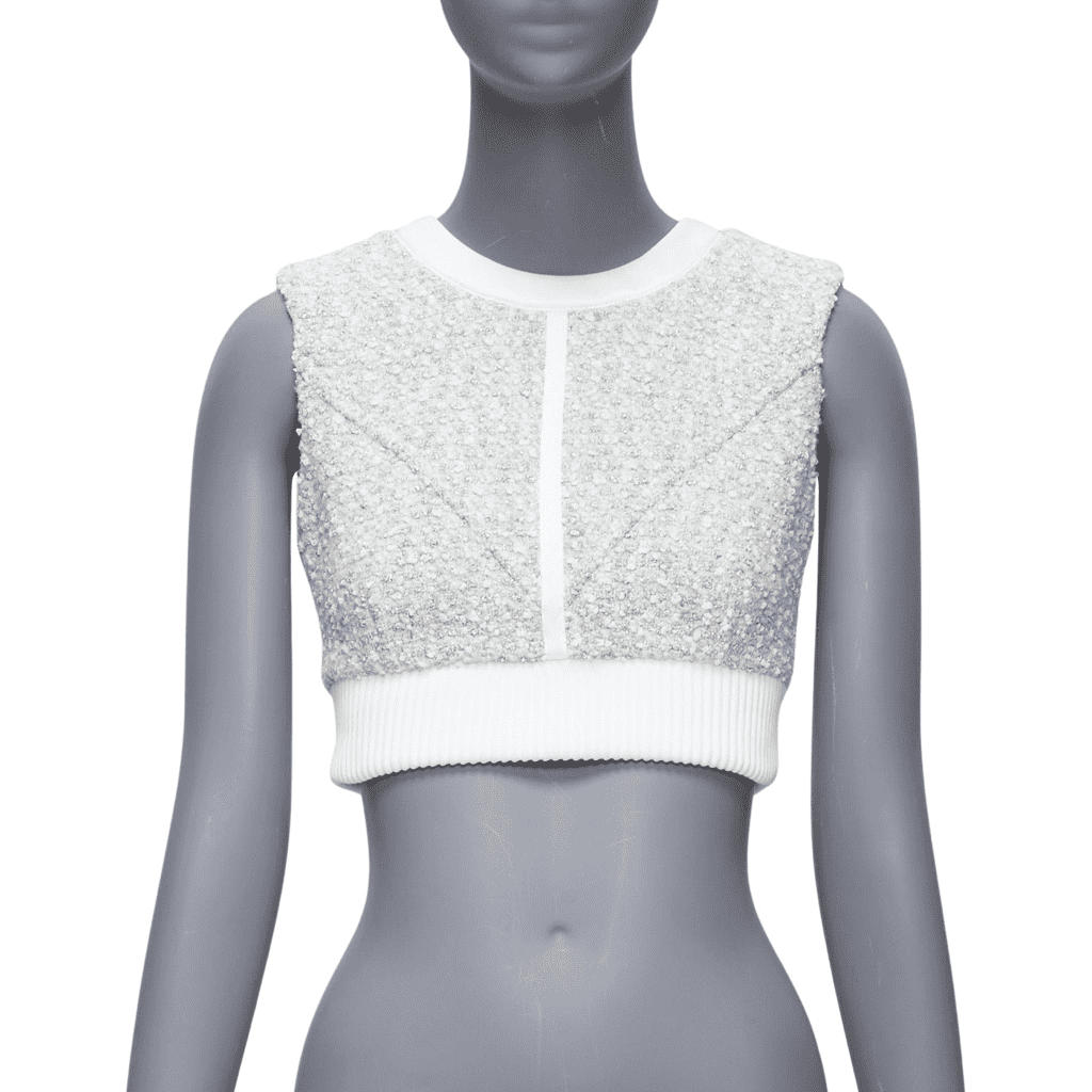 Louis Vuitton Boucle Tweed Top