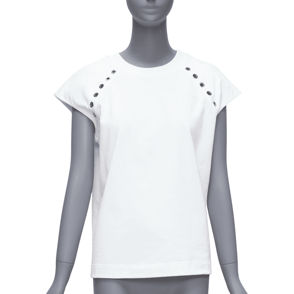 Alexander Mcqueen Eyelet Studded Top