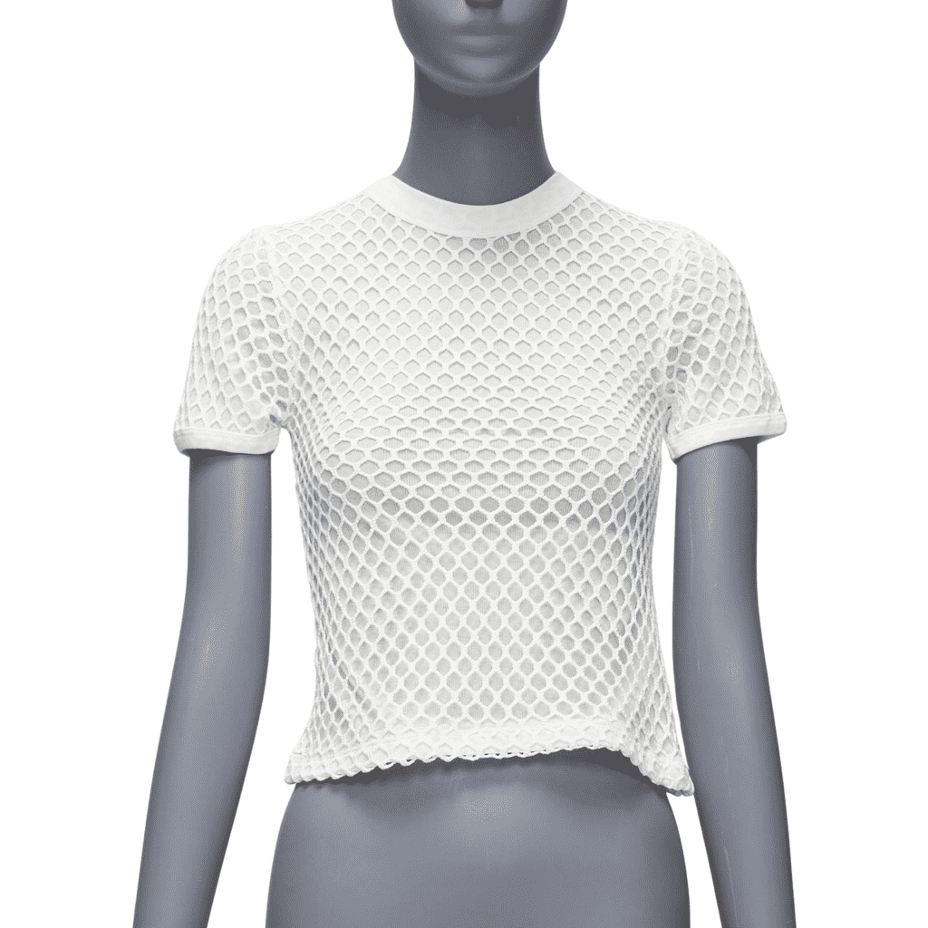 T By Alexander Wang Net Overlay Top