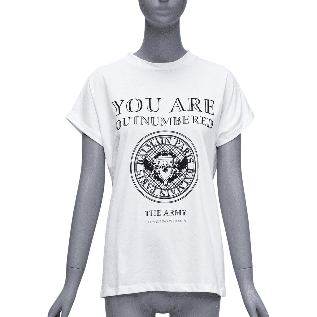 Balmain Army Velvet Shirt