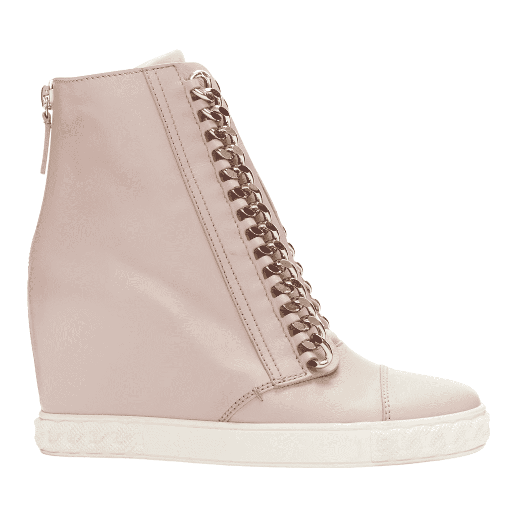 Casadei Chain Trim Wedge Sneakers