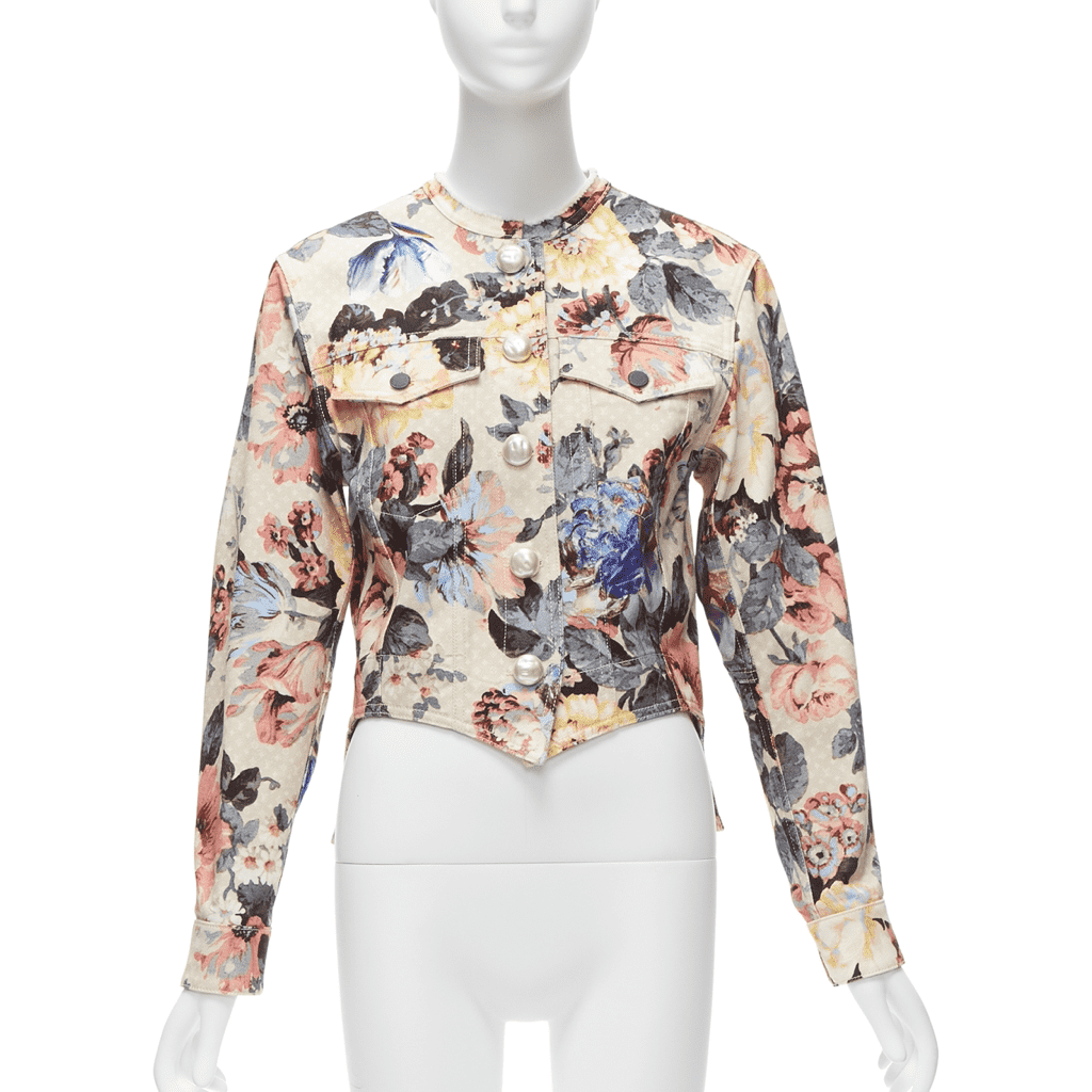 Louis Vuitton Vintage Flower Cropped Jacket