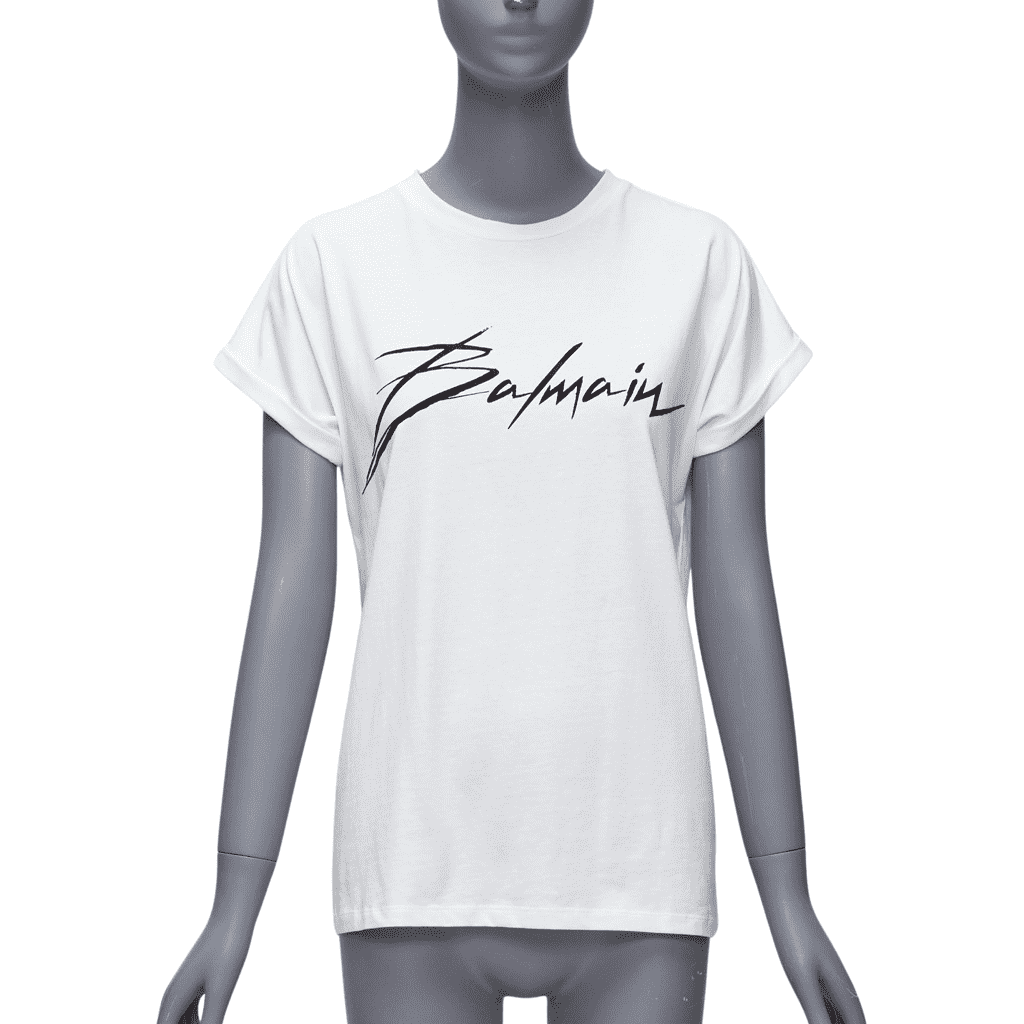 Balmain Velvet Logo Shirt