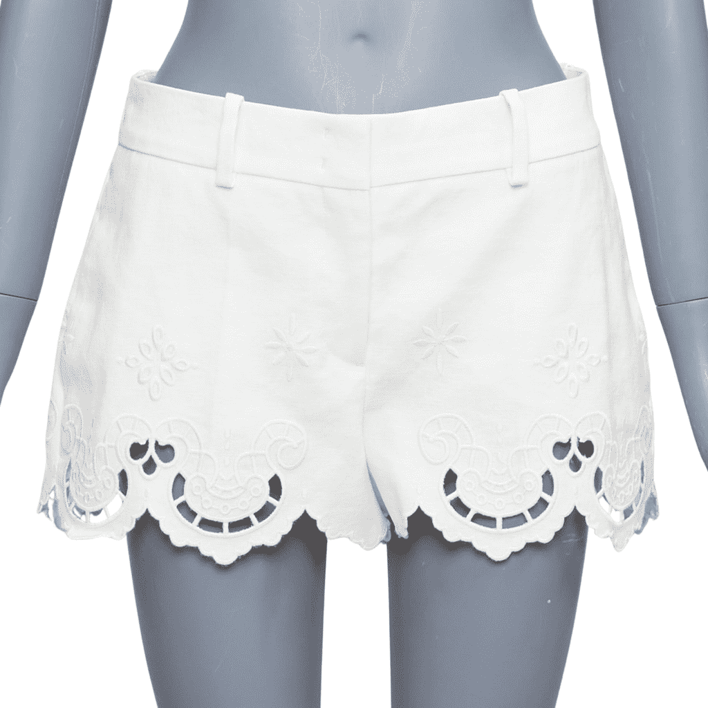 Ermanno Scervino Sangallo Scalloped Shorts