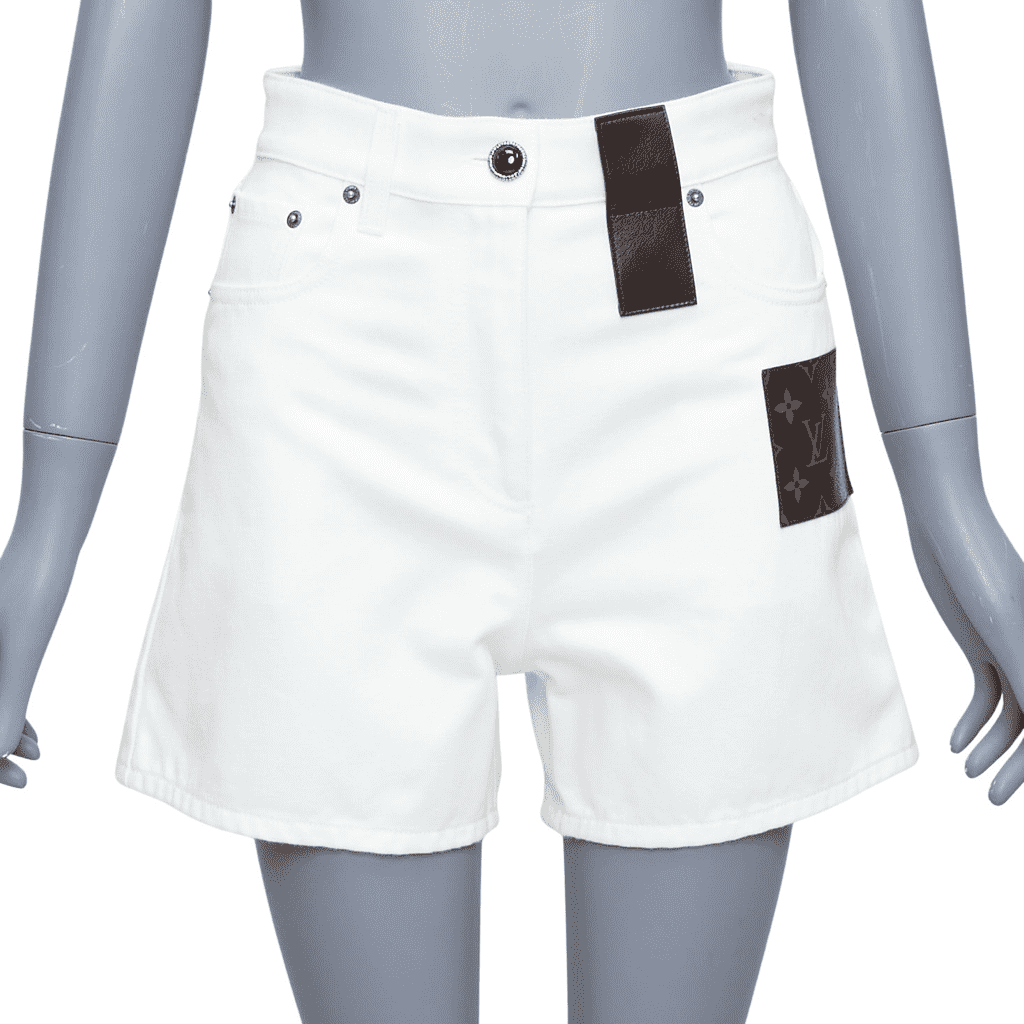 Louis Vuitton Accent Denim Shorts