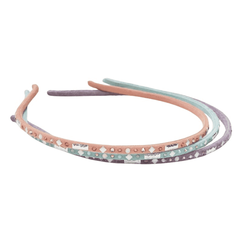 Unsigned / متعددة Suede Crystal Band