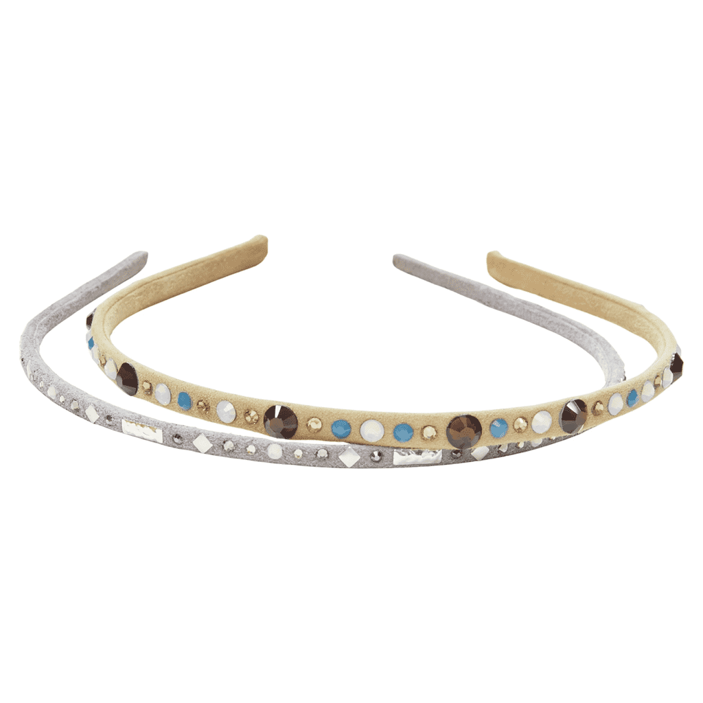 Unsigned / متعددة Suede Rhinestone Band