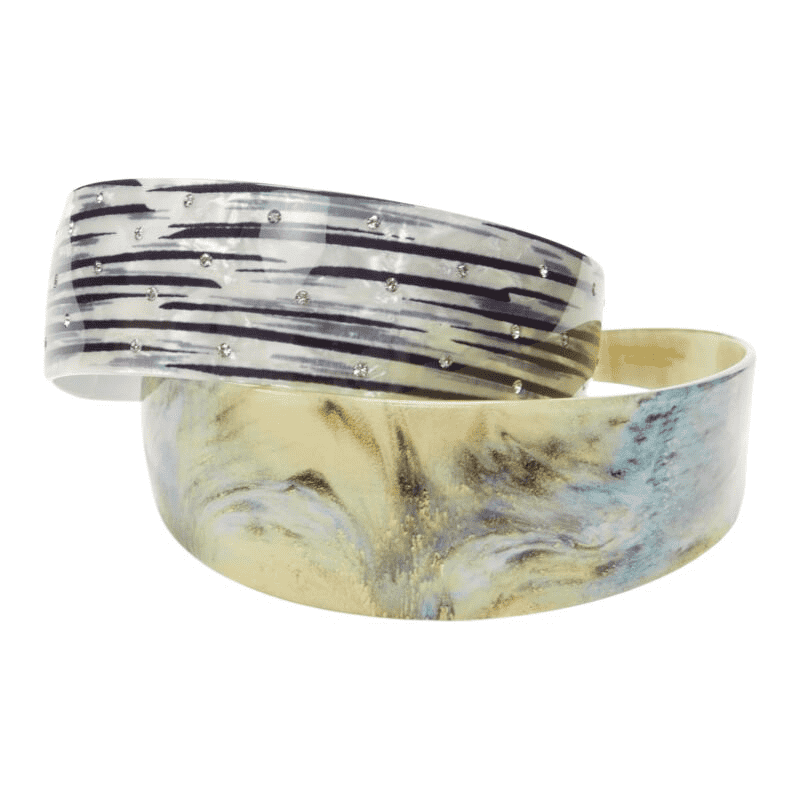 Unsigned / متعددة Marble Acrylic Band