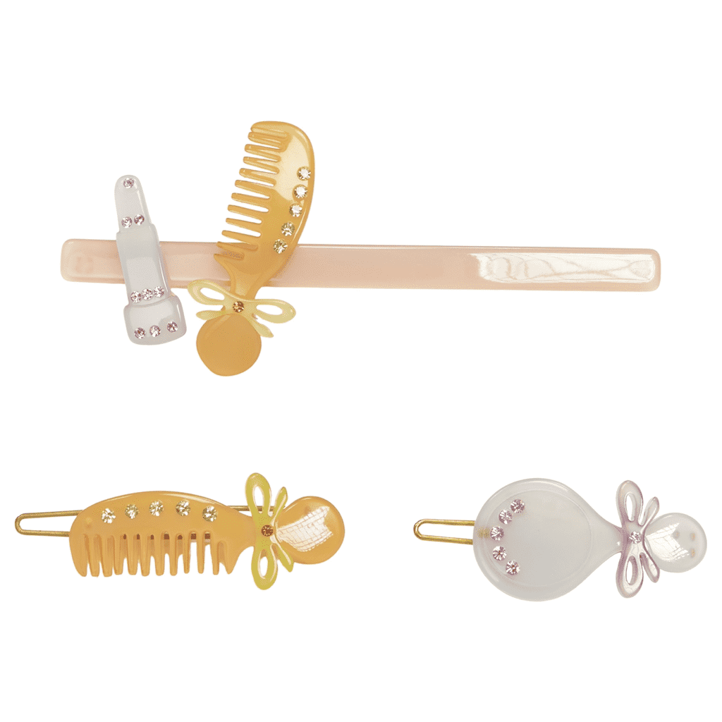 Unsigned / متعددة Lipstick Hair Clips