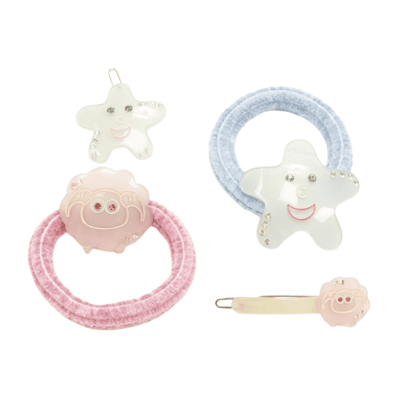 Unsigned / متعددة Star Hair Clips