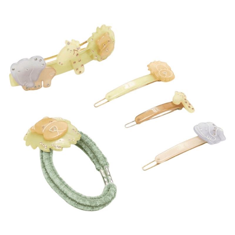 Unsigned / متعددة Safari Hair Clips