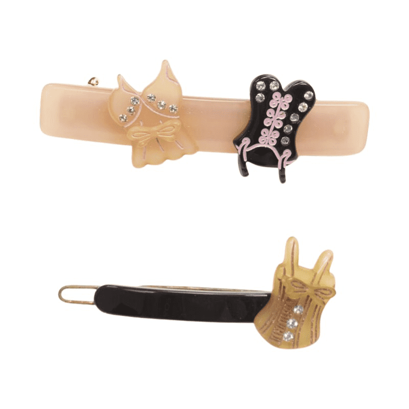 Unsigned / متعددة Lingerie Hair Clips