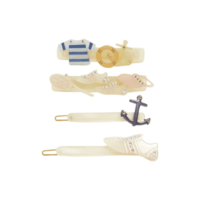 Unsigned / متعددة Nautical Hair Clips