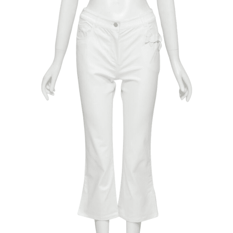 Christian Dior Crystal Cropped Jeans