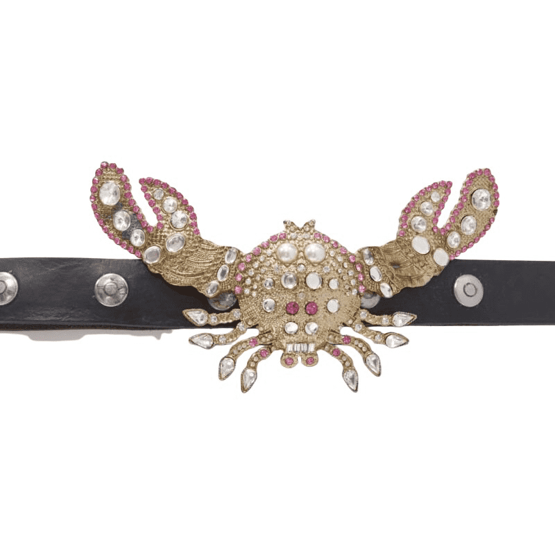 Dsquared2 Scallop Corset Black Belt