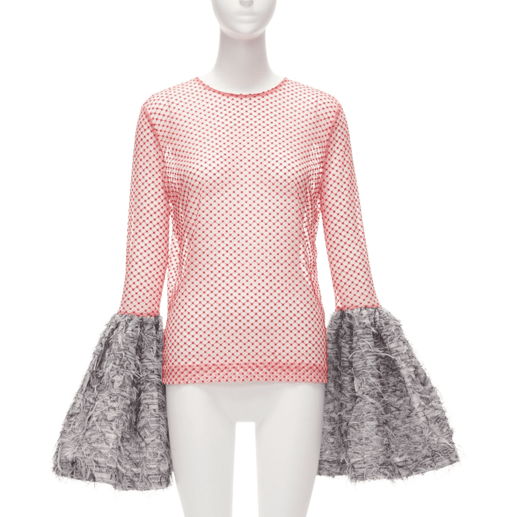 Anais Jourden Feather Cuff Top