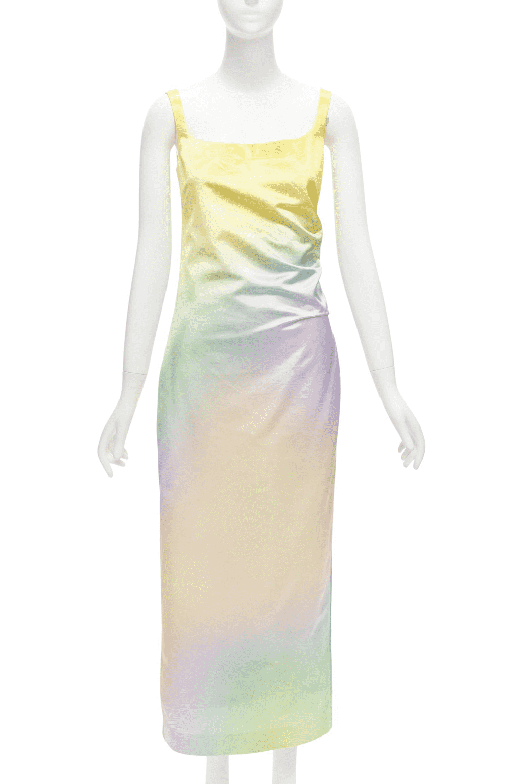 Meryll Rogge Rainbow Ombre Dress