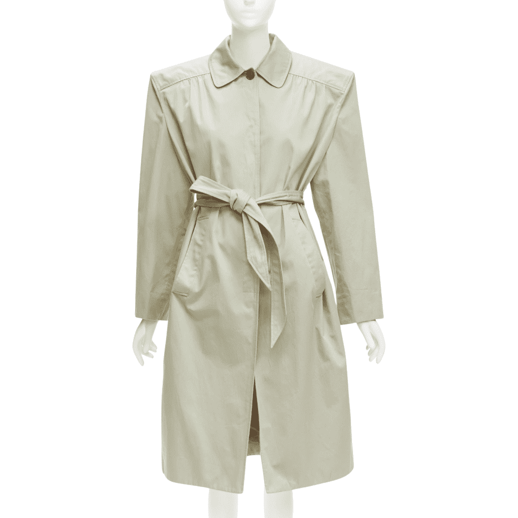 Balenciaga Boxy Oversized Belted Coat