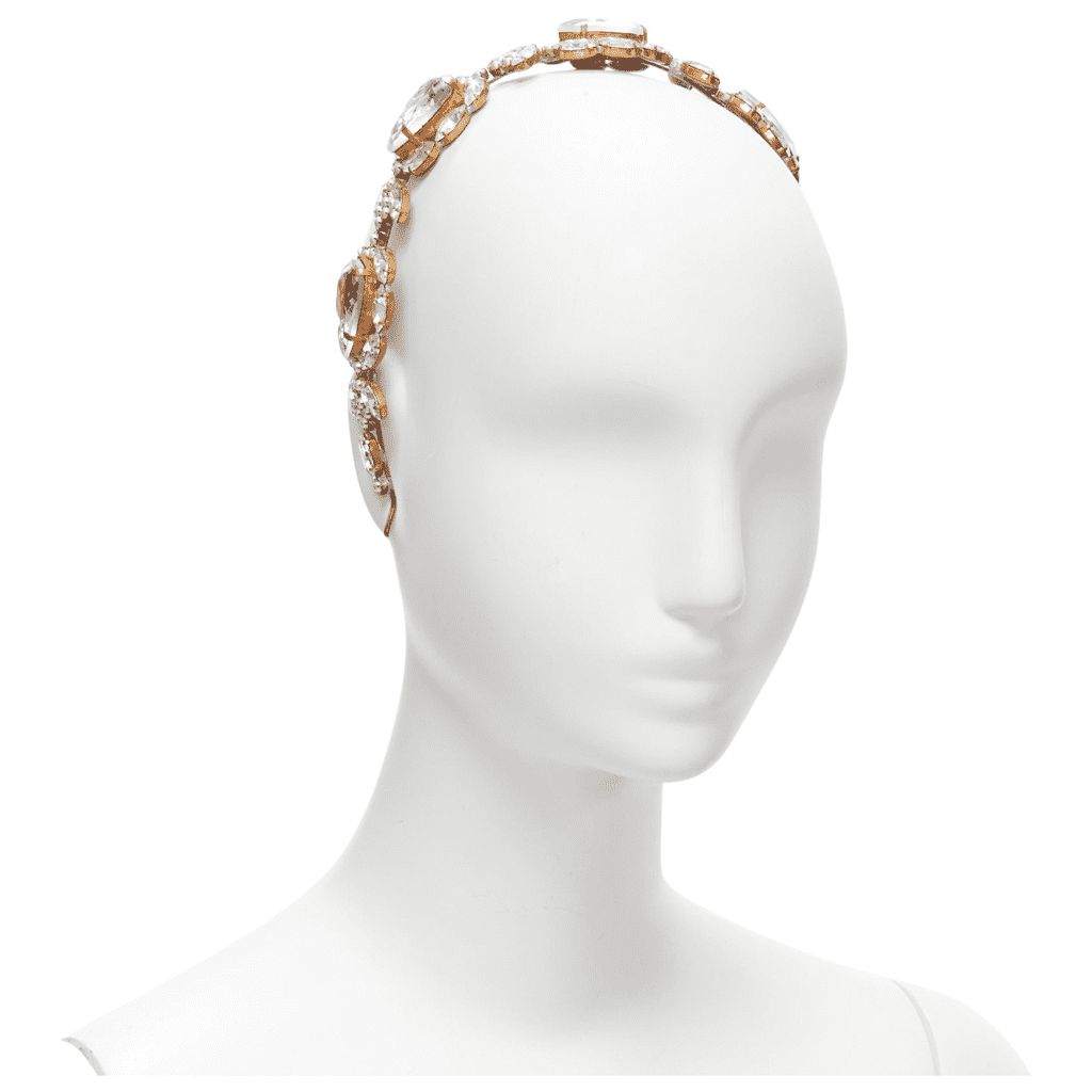 Meadham Kirchhoff Crystal Pearl Headband