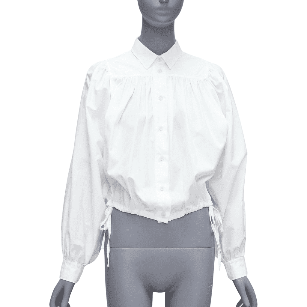 Marni Drawstring Puff Blouse