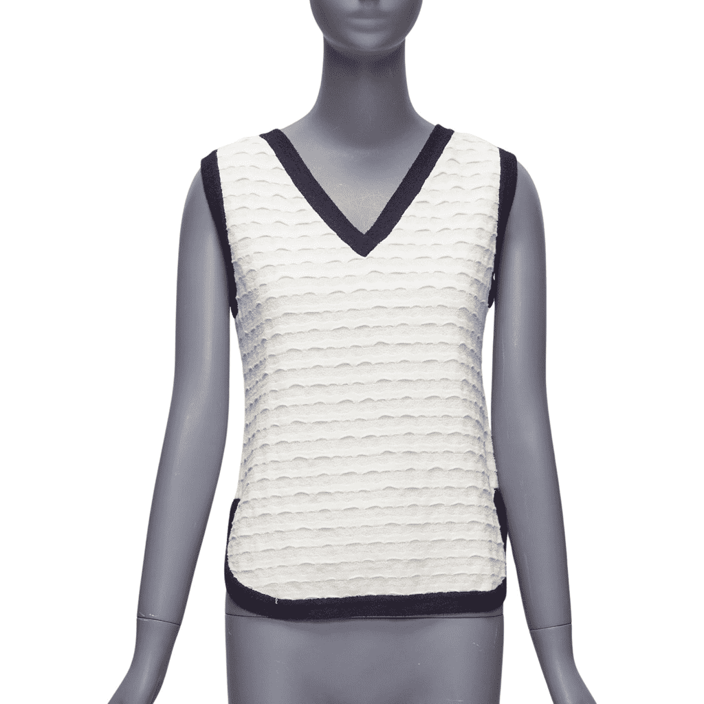 Chanel Camo Button Top