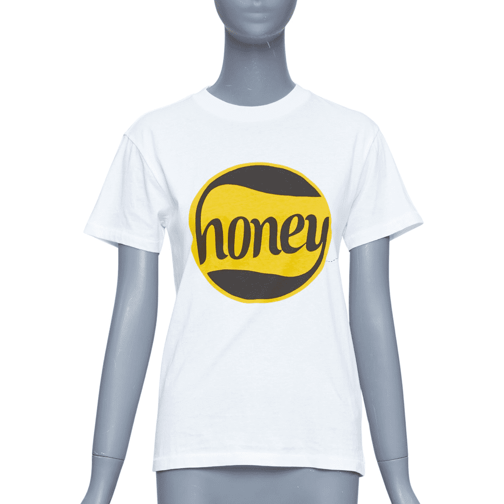 Ganni Honey Bee Logo Tee