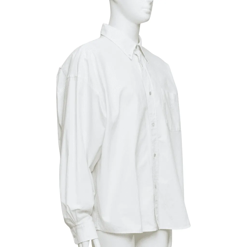Acne Studios Cocoon Shirt Beige Cotton Very good - Front View