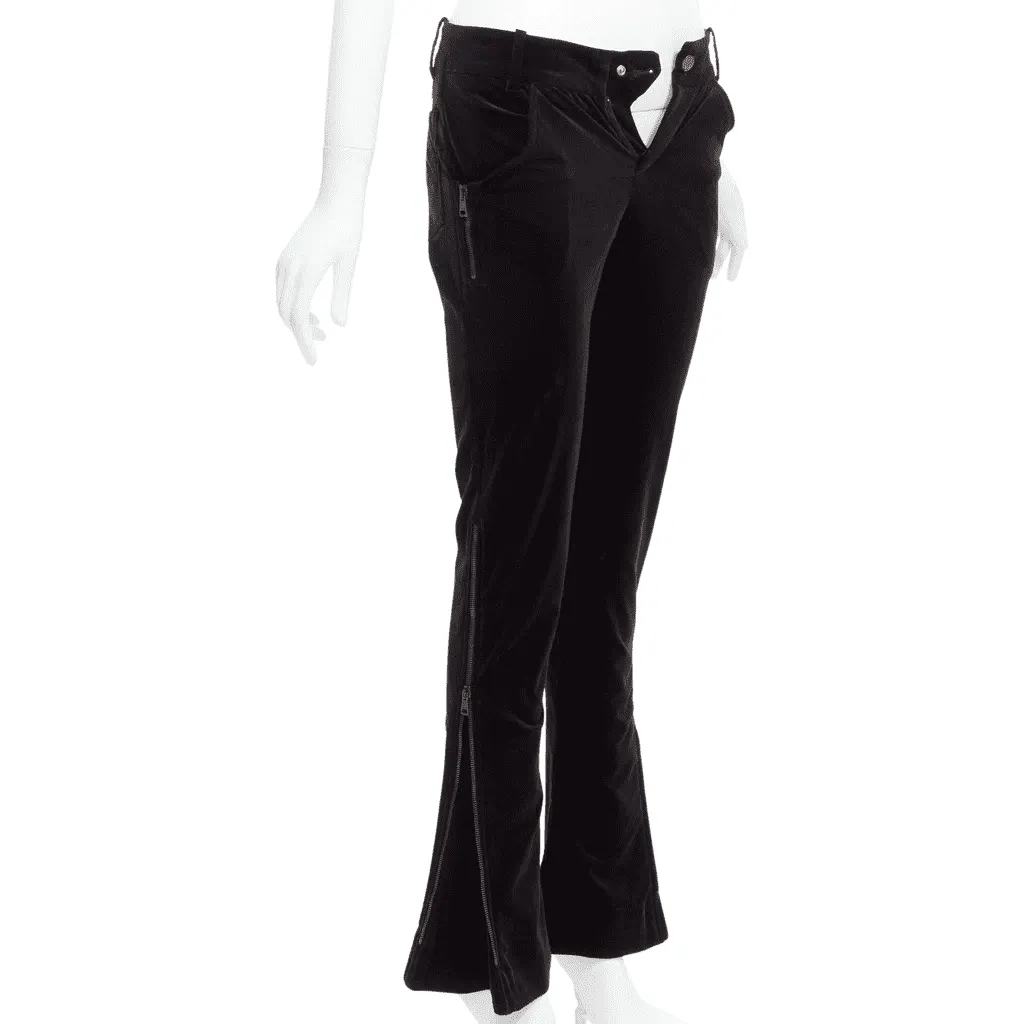 Gucci Trimmed Joggers Black Velvet Good - Front View