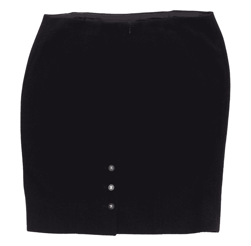 Chanel Tweed Logo Skirt