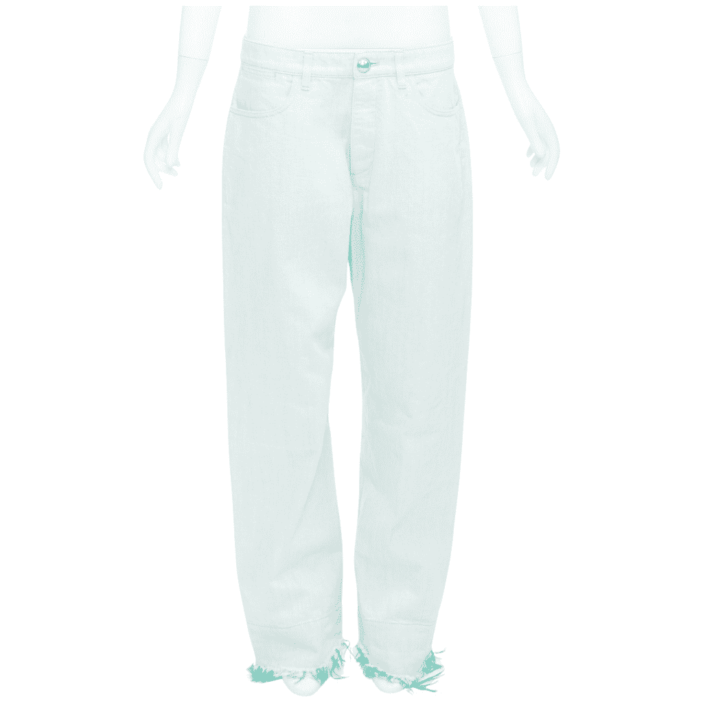 Jil Sander Yellow Belted Pants