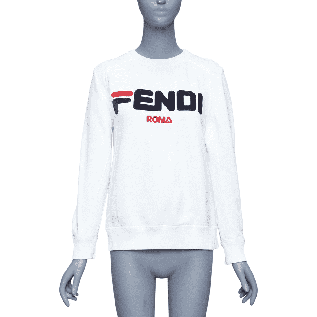 Fendi Roma Logo Pullover