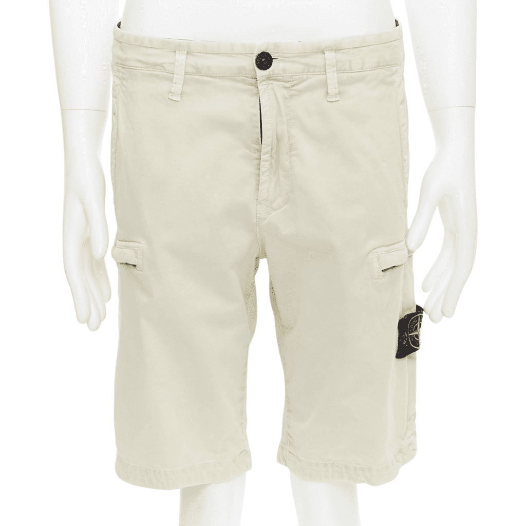 Stone Island Logo Patch Shorts
