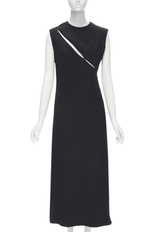 Gres Slit Cutout Dress