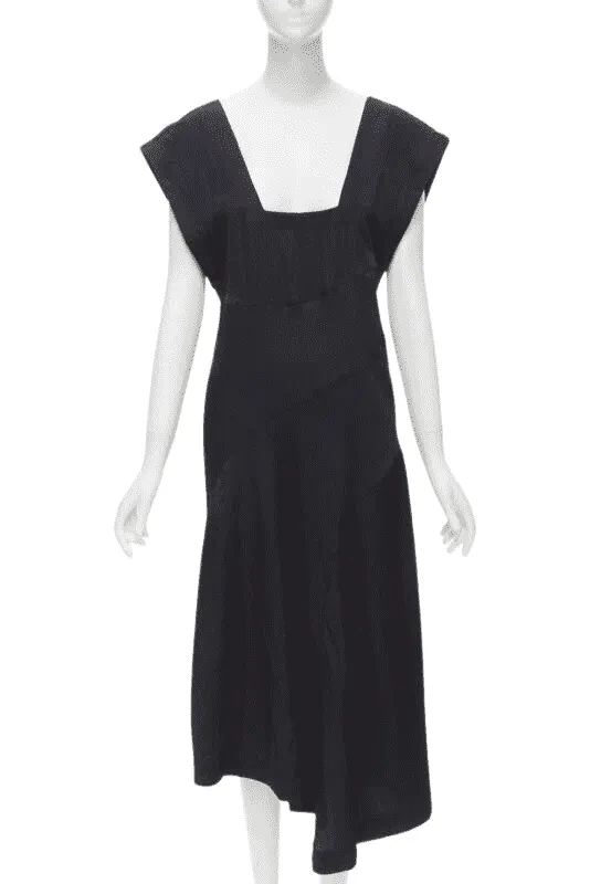 Comme Des Garcons Bias Cut Dress Black Polyester Never worn - Front View