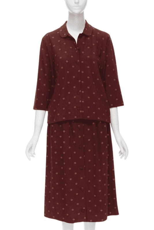 Comme Des Garcons Polka Babydoll Set