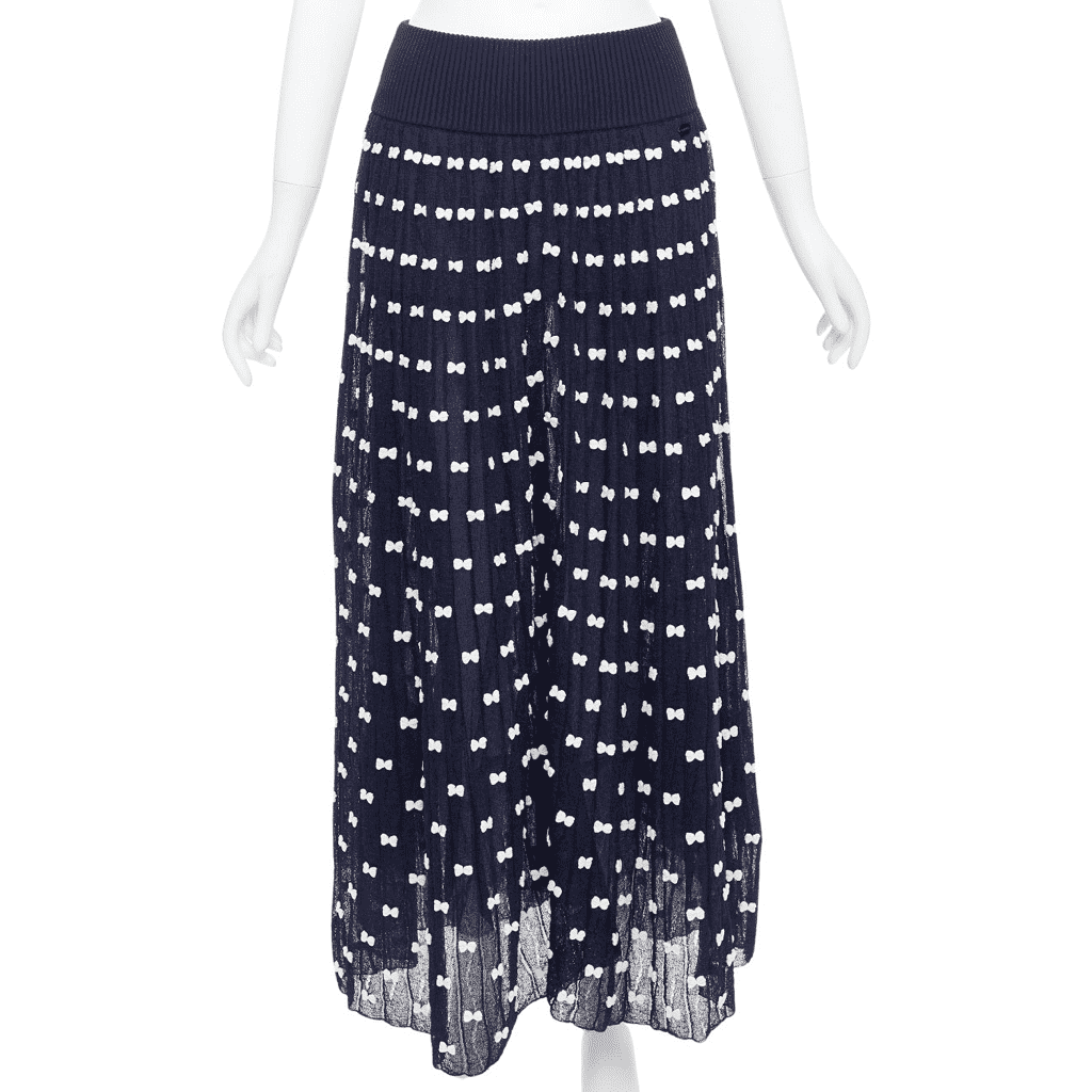 Chanel Bow Tulle Skirt