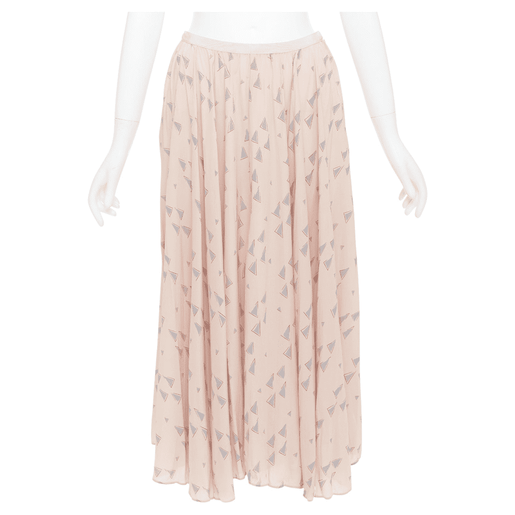 Valentino Triangle Print Skirt