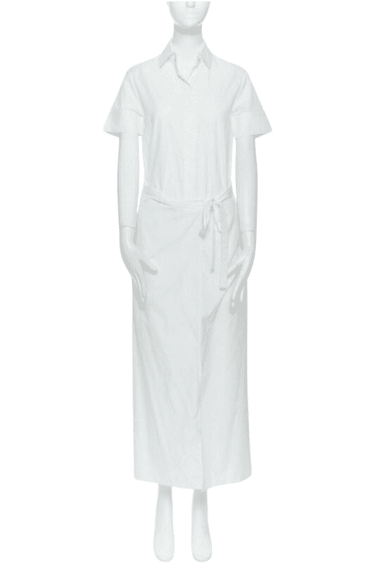 Tibi Apron Fold Shirt Dress